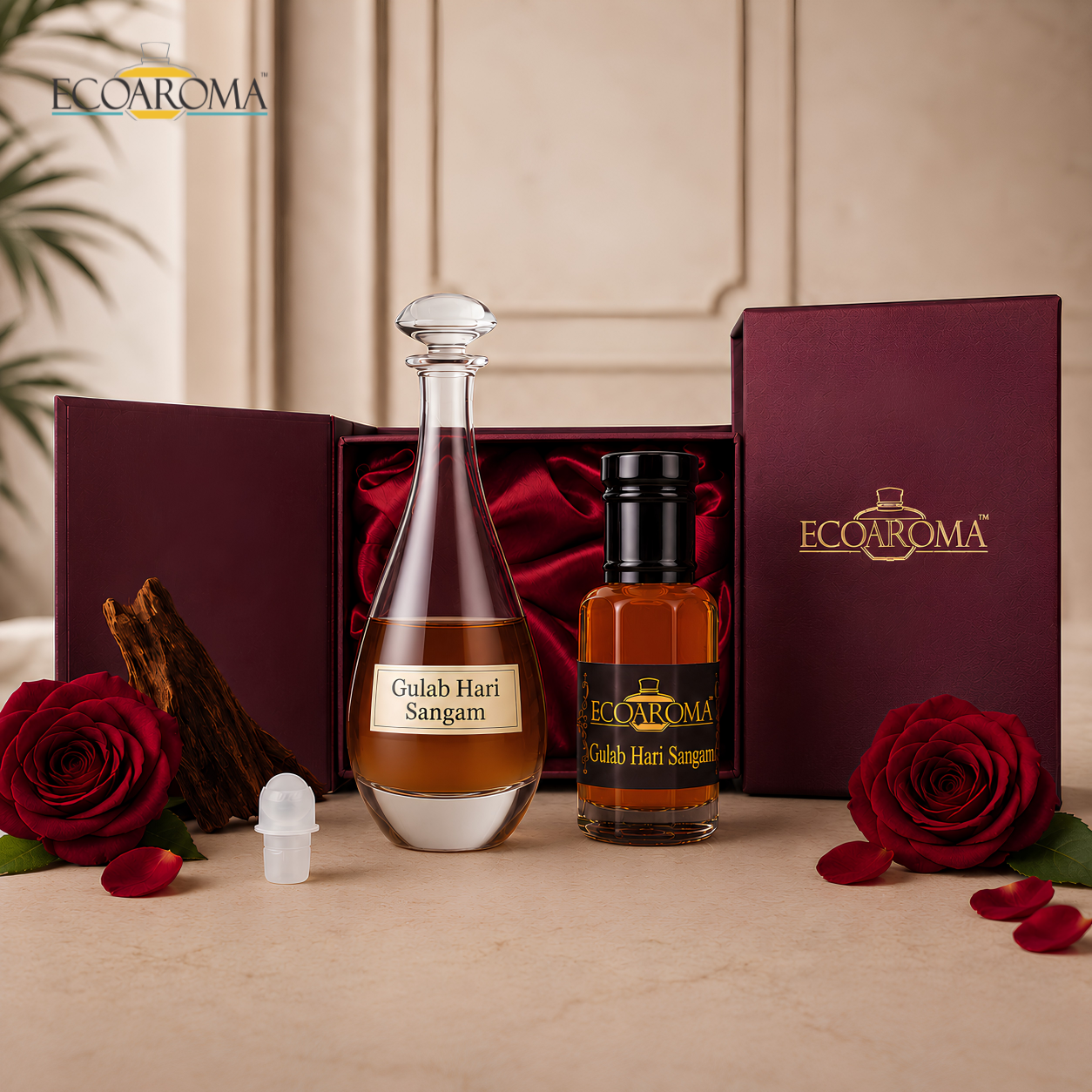 Gulab Hari Sangam Premium Rose Attar